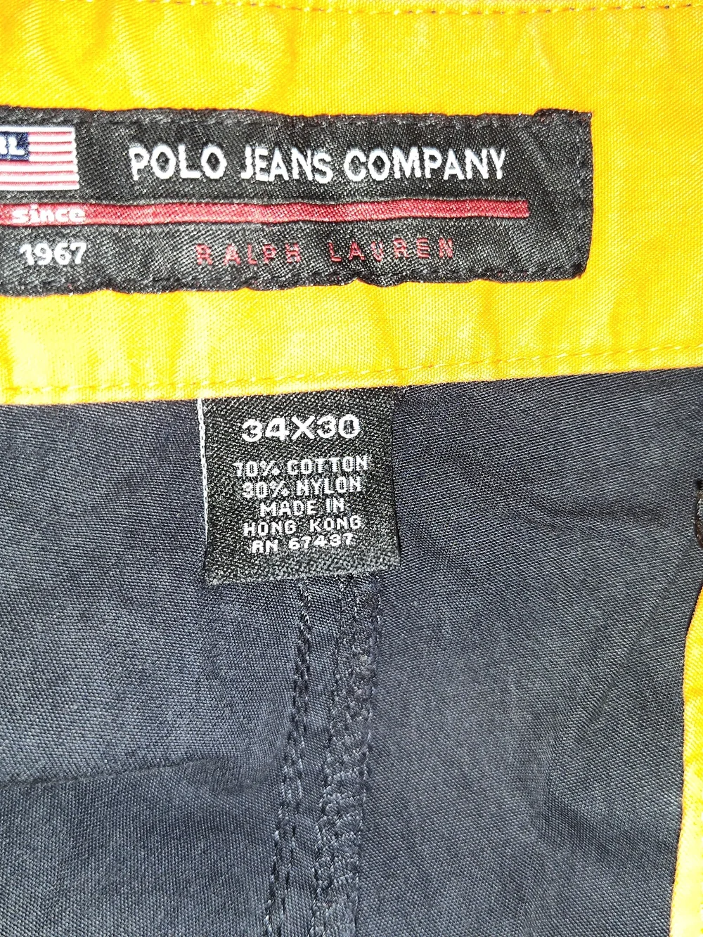 Polo by Ralph Lauren Navy Cargo Pants with Utility Pockets
